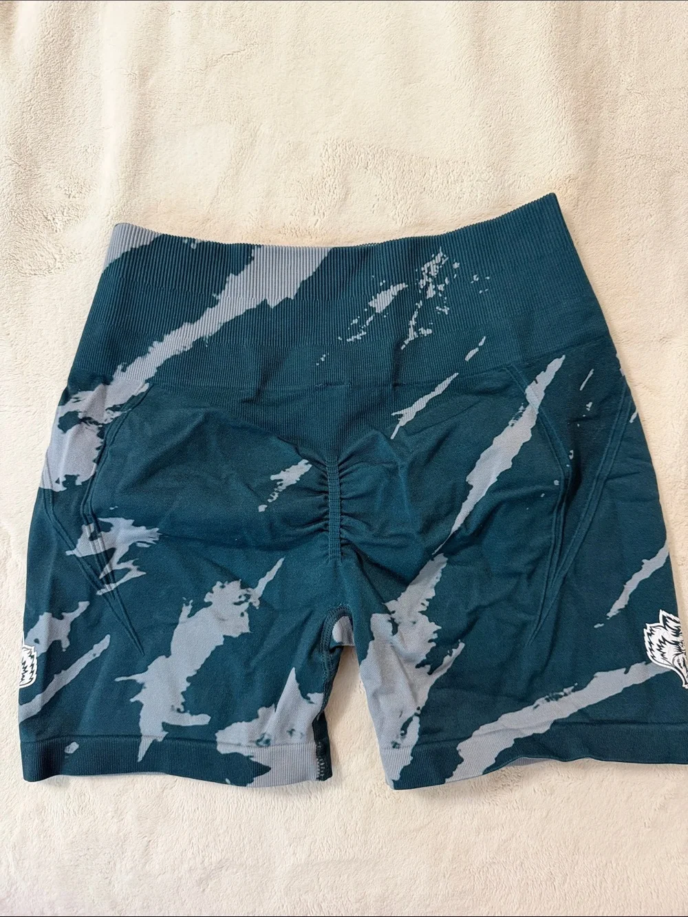 Darc Sport Teal and Gray Camouflage Swim Hybrids